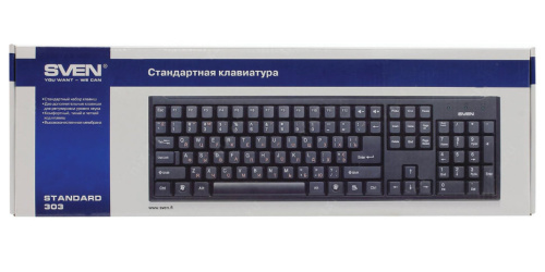 Клавиатура проводная USB + PS/2 Sven Standard 303 (SV-03100303PU) фото 3